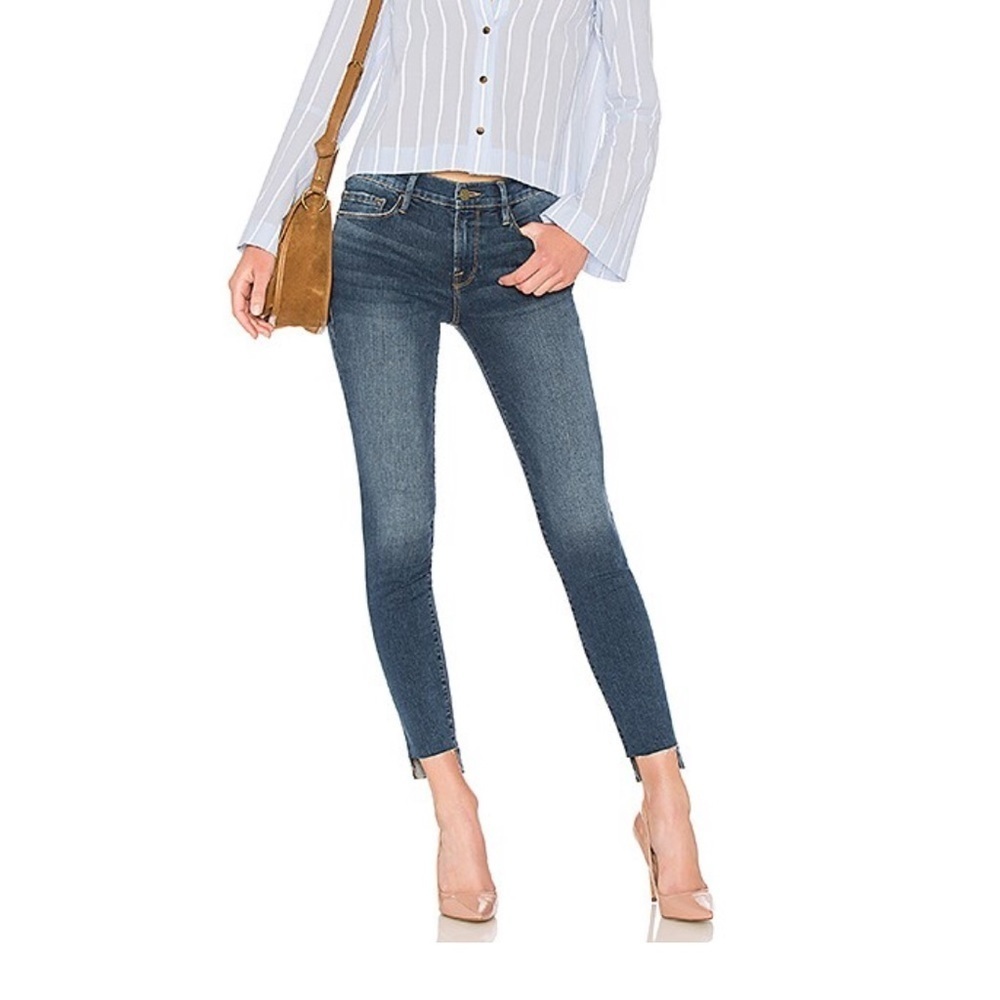 Frame Le Skinny De Jeannne Stepped Hem Jeans